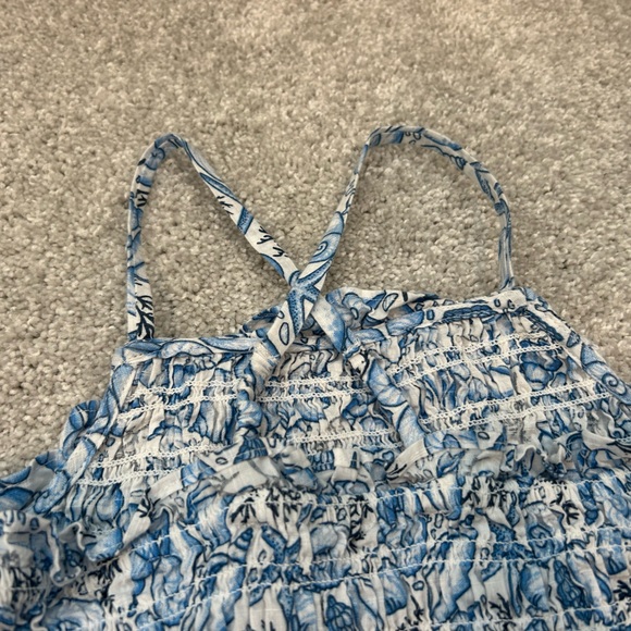 Crewcuts Girls Smocked Seashell Dress, size 7 - Picture 5 of 7